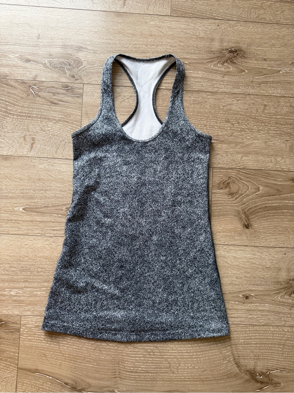Women's Lululemon Gray Racerback Tank Top - Classic Active Layer